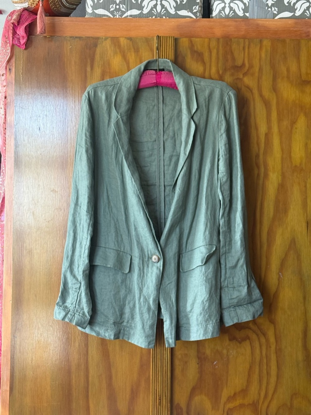Quince Linen Blazer - Casual Single-Button Jacket